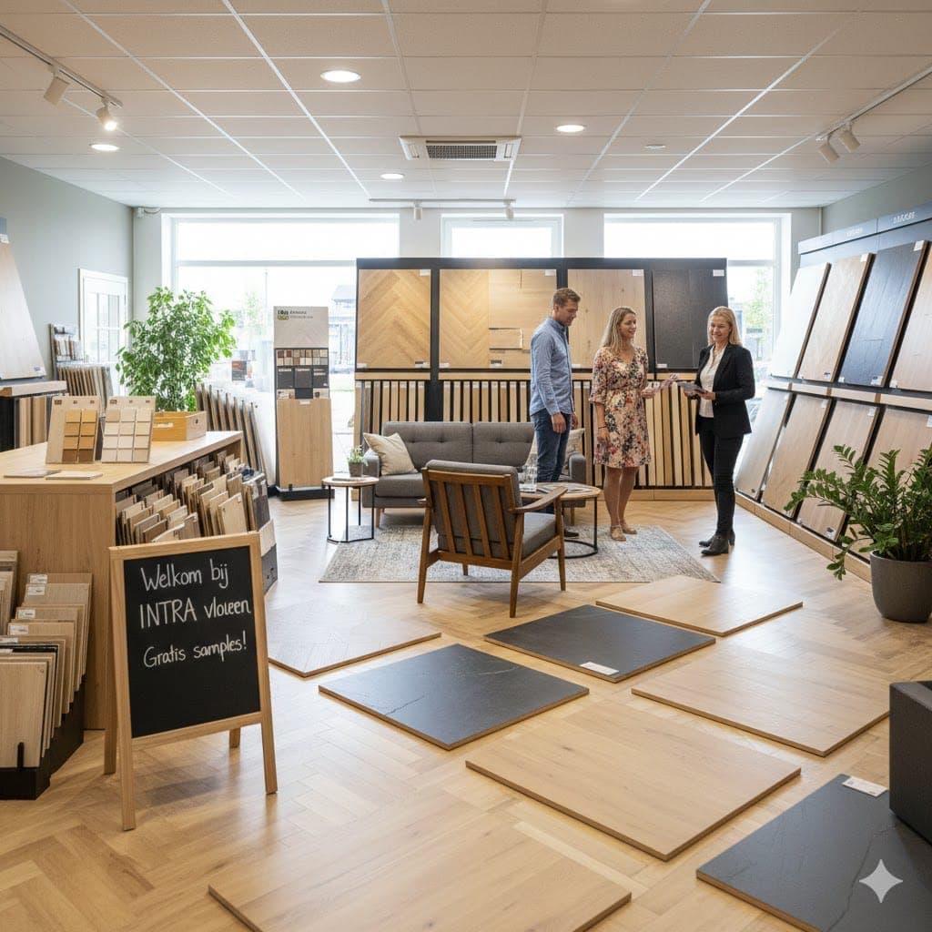 INTRA vloeren showroom in Zoeterwoude